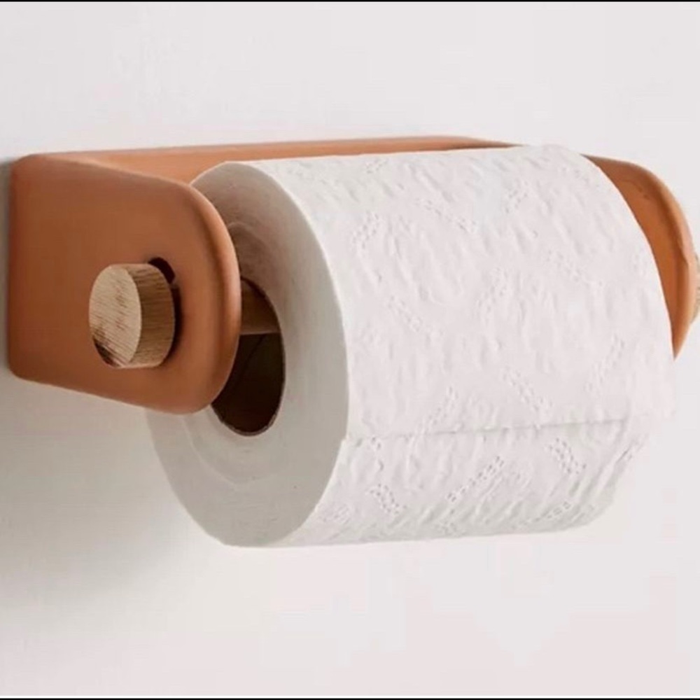 UO Toilet Paper Holder - Cream